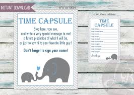 Baby Time Capsule Baby Shower Game Dear Baby 3 Files Included 4x6 8x10 And 8 5 Quot X 11 Quot Sheet Instant Baby Time Capsule Time Capsule Baby Time