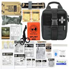 RHINO RESCUE SE IFAK- First Aid Kit Trauma Kit Tactical with Tourniquet  Molle Pouch - (FDA CE Approved)