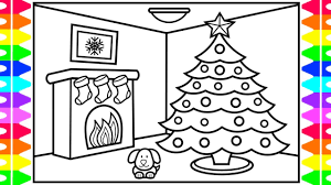 Discover our favorite christmas coloring pages for adults that are printable! Happy Holidays How To Draw A Christmas Tree For Kids Christmas Coloring Pages For Kids Youtube