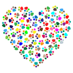 Download Heart Paws Free Svg