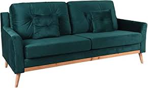 Extravagantes samt sofa modern barock. Dreisitzer Sofa Samt Smaragd Polstersofa Sofabank Samtcouch Fha037 Palazzo Exklusiv Amazon De Kuche Haushalt