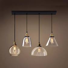 Kitchen ceiling lights with led bulbs. Lukloy Retro Glass Pendant Lights Led Kitchen Lights Led Lamp Hanging Lamp Ceiling Lamps Living Room Lighting Fixtures Pendant Lights Aliexpress