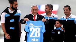 Sábado, 6 de febrero de 2021. Sebastian Pinera Posa Con La Camiseta De Deportes Iquique Y Anuncia La Fecha De Inauguracion Del Tierra De Campeones Redgol