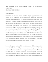 The case of privatisation in malaysia is used as an example to illustrate why institutional processes must be put into place in order to achieve the full this paper reexamines the relationship between privatization and economic growth in malaysia. Doc The Problem With Privatization Policy In Developing Countries Barnabas Suleiman Academia Edu