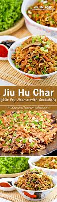 Jicama has a crunchy, crisp texture very similar to that of traditional water chestnuts and is available fresh in most markets. Jiu Hu Char Stir Fry Jicama With Cuttlefish Is A Popular Nyonya Side Dish Or Lettuce Wrap Filling Prepared F Healthy Bowls Recipes Asian Recipes Pork Recipes