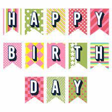 Download your free printable below! Happy Birthday Printable Banner Letters In 2021 Happy Birthday Banner Printable Happy Birthday Banner Printable Free Happy Birthday Lettering
