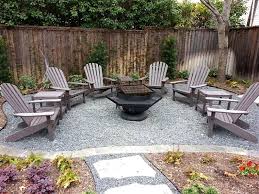 Breezesta Adirondack Chairs Around A Cozy Fire Pit Myyardart Com Backyard Sanctuary Backyard Patio