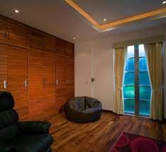 Using a fabric curtain in place of a traditional closet door gives the entire room a hefty dose of modern style. 8 Closet Door Ideas Modern Closet Doors Closet Door