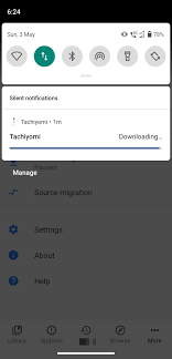 Bug] Tachiyomi update download gets stuck at 99% when downloaded through  