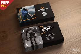 Photography business cards in 2021. Photography Business Cards Template Psd Psd Zone