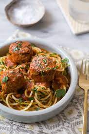 Zucchini Noodles With Turkey Meatballs A Cozy Kitchen Recipe Zoodle Recipes Cooking Recipes Veggie Noodles