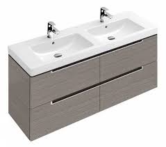 Back to article → antique double bathroom vanity ideas. Villeroy And Boch Double Basin Vanity Unit Subway 2 0 1287x520x449mm