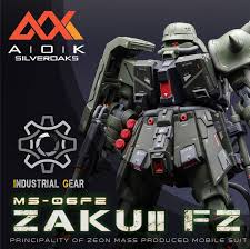 Silveroaks Re 1 100 Zaku Ii Fz Conversion Kit Ver Ig Conversion Kit Industrial Gears Garage Kits Custom Gundam