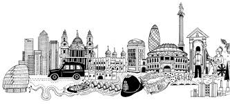 Es la trasposición del blasón en un paño de tela de proporciones 3:5. Dibujo Para Colorear Relajante Londres Monumentos De Londres 4