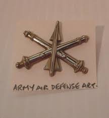 1 Air Defense Artillery Officer Badge U S Army Artillery Army Army Uniform