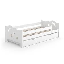 (127 produkte) wenn das anfängliche babybett zu klein wird, wird es zeit für das erste eigene kinderbett. Vitalispa Kinderbett Sari 160x80cm Weiss Mit Schubladen Jugendbett Rausfallschutz Ohne Matratze Online Kaufen Otto