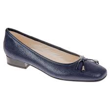 Riva Provence Navy Fish Pro Ballerina Shoes Humphries Shoes