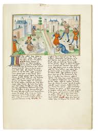 The Bible Historiale Is One Of The Principle Works Of Medieval Literature In This French Translation Medieval Literature Historical Books Books Of The Bible