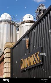 Ireland, Dublin, Pim Street, Guinness St James' Brewery gates Stock Photo