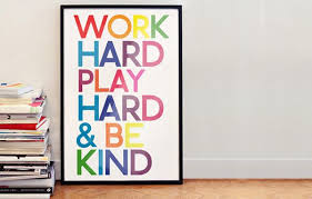 Words For Frames Poster Series By Julius Doroskevicius Via Behance Work Hard Play Hard Play Hard Work Hard