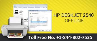 How To Fix Hp Deskjet 2540 Printer Offline Problem 1 844 753 9392 Wireless Printer Printer Offline