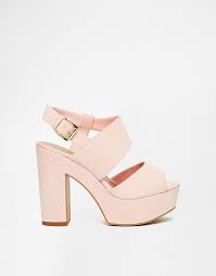 Pink Pastel Platform Heel Heels Platform Sandals Heels Pink Platform Heels