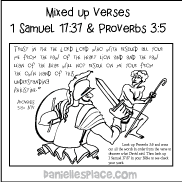 At this point in 1st samuel, because the priests & most of the people disregarded god, god was not revealing himself in a widespread manner (v.1). Printable Bible Verse Activity Sheets