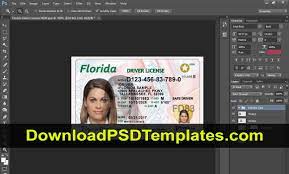 Florida Driver License Psd Fl New Updated Template For Florida Id Card Template Cumed Org Id Card Template Drivers License Card Template