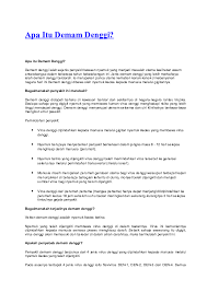 Trombositopenia dapat merupakan penyakit yang berdiri sendiri atau bagian dari penyakit lain, misalnya demam berdarah. Doc Apa Itu Demam Denggi Norfizatun Hashim Academia Edu