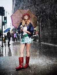 myjestik a site that s more than just music and models rain fashion rainy day fashion red rain boots