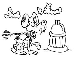 Dog And Fire Hydrant Coloring Pages Kids Play Color Coloring Pages Dog Coloring Page Coloring Pages For Kids