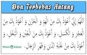 Doa Terbebas Hutang Yang Mustajab Sesuai Sunnah Rosul