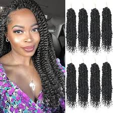Amazon.com: Bileaf Ombre Passion Twist Hair Pre Looped 14 Inch Passion  Twist Crochet Hair for Black Women, Pre Twisted Boho Crochet Twist Braids  for Women Kids Pre Looped Soft Lightweight 8 Packs
