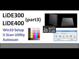 To scan from ij scan utility using a scanner or printer connected to a network, specify your scanner or printer with ij network scanner selector ex, then follow the steps below to change the connection status between it and the computer. Canoscan Lide300 Lide400 Part3 Setup Ij Scan Utility Searchable Pdf And Autoscan Youtube