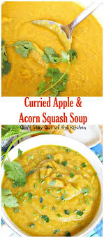 Curried Apple And Acorn Squash Soup Recipe Acorn Squash Soup Acorn Squash Squash Soup