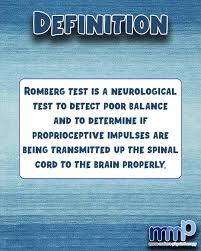 Image result for Romberg Test