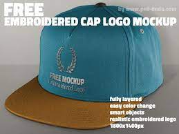 Download Free Cap Mockup Psd With Realistic Embroidered Logo Mockup Psd Mockup Free Mockup Logo