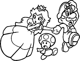 Super Mario Para Colorear