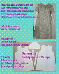 Model daster payung juga pasti lengkap. Pin Di Pola Baju Sewing Pattern