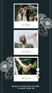 Crafting aesthetic mashups, and laying out a grid or chart. Floral Wedding Polaroid Photo Collage Photo Collage Template