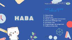Kemahiran saintifik unit 2 : Haba Sains Tahun 5 Youtube