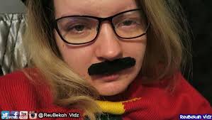 YouTube's Reuben Fiander sticks fake moustache