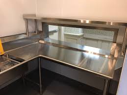 A Commercial Kitchen Serving Window And Work Table Https Www Culinarydepotinc Com Commercial Work Ta Kitchen Commercial Kitchen Equipment Commercial Kitchen