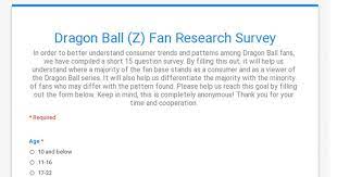 (1) it has to have at least two women in it, who (2) who talk to each other, about (3) something besides a man. Dragon Ball Z Fan Research Survey Dbz