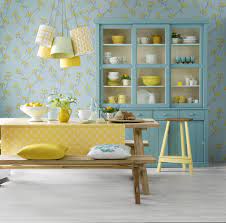 Kitchens are the hub of the home and often the centre of family life, as we an all over wallpaper design, featuring a repeated flower motif, creating a tile effect when hung. 15 Best Kitchen Wallpaper Ideas How To Decorate Your Kitchen With Wallpaper
