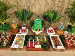 Dinosaur Dessert Table Dinosaur Birthday Party Dinosaur Birthday 3rd Birthday