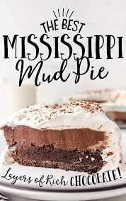 Cherry pie filling is spread in the bottom of a graham cracker crust. This Traditional Mississippi Mud Pie Recipe Is One Of The Richest Most Chocolatey Desserts You Ll Eve Mississippi Mud Pie Mud Pie Recipe Christmas Pie Recipes