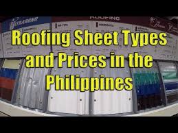 Strong and durable roofing sheet at affordable price aluzinc 0.16= ,0.18= galva• per packet. Roofing Sheets Types And Prices In The Philippines Youtube