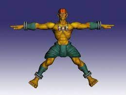 Street Fighter 3d 3d Character Model Of Dhalsim An Indian Yogi In The Street Fighter Street Fighter Fighter Character Modeling
