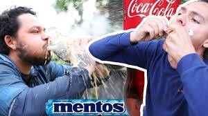 EXPERIMENT: COCA COLA AND MENTOS HUMAN VOLCANO